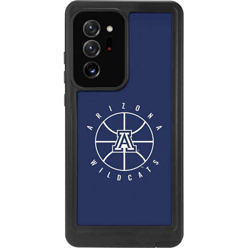 University of Arizona Basketball Mark Blue Galaxy Note20 Ultra 5G Waterproof Case