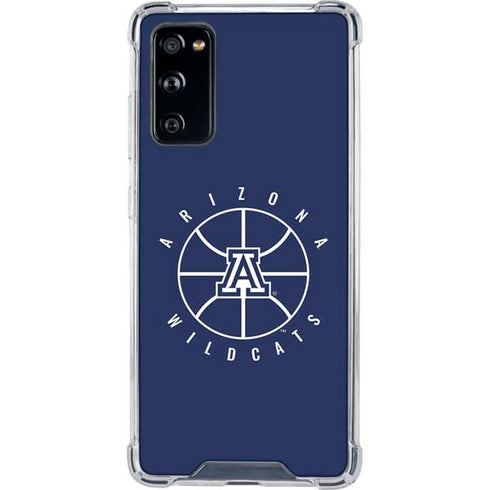 University of Arizona Basketball Mark Blue Galaxy S20 FE Clear Case