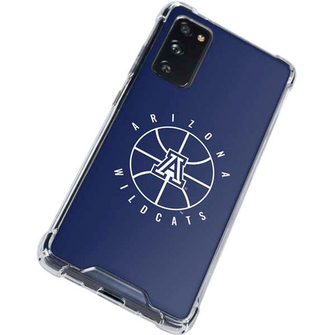 University of Arizona Basketball Mark Blue Galaxy S20 FE Clear Case