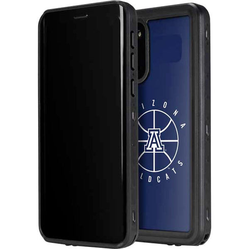 University of Arizona Basketball Mark Blue Galaxy S20 Waterproof Case