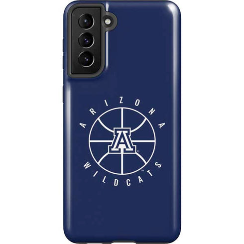 University of Arizona Basketball Mark Blue Galaxy S21 FE Pro Case