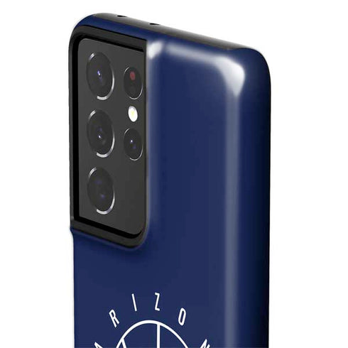 University of Arizona Basketball Mark Blue Galaxy S21 Ultra 5G Pro Case