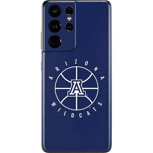 University of Arizona Basketball Mark Blue Galaxy S21 Ultra 5G Skin