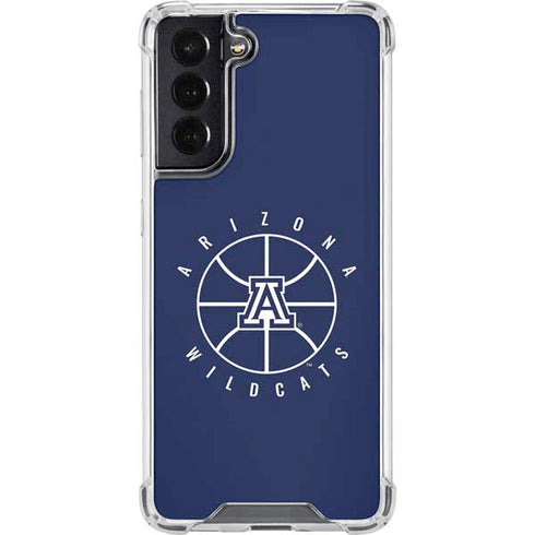University of Arizona Basketball Mark Blue Galaxy S22 Clear Case