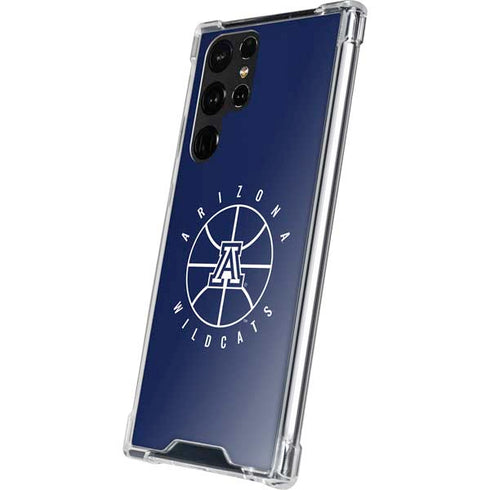 University of Arizona Basketball Mark Blue Galaxy S22 Ultra Clear Case
