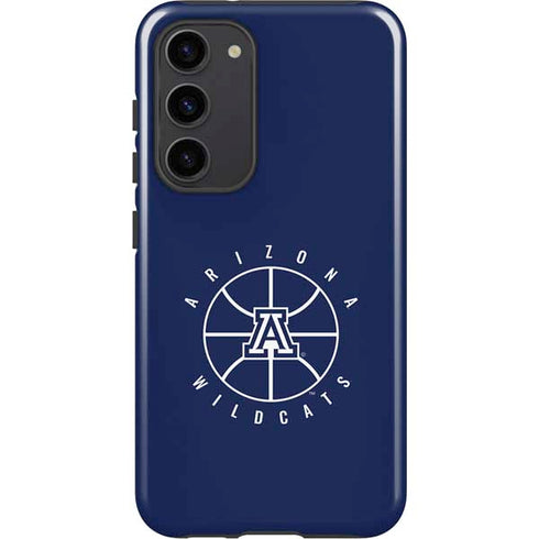 University of Arizona Basketball Mark Blue Galaxy S23 Plus Pro Case