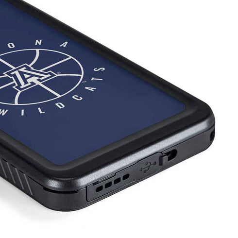 University of Arizona Basketball Mark Blue Galaxy S23 Waterproof Case
