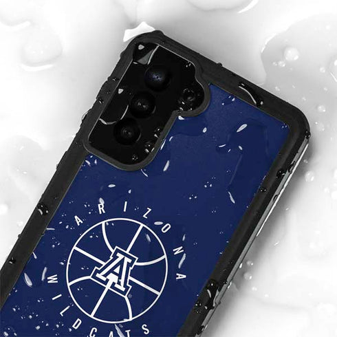 University of Arizona Basketball Mark Blue Galaxy S23 Waterproof Case