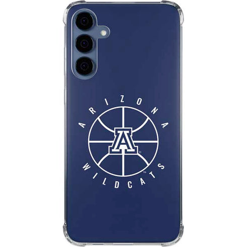 University of Arizona Basketball Mark Blue Galaxy S24 Clear Case