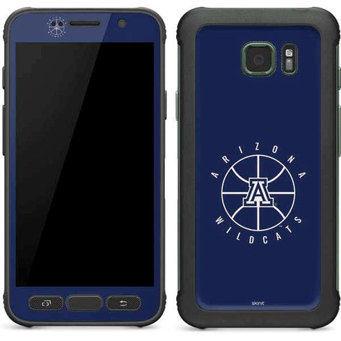 University of Arizona Basketball Mark Blue Galaxy S7 Active Skin