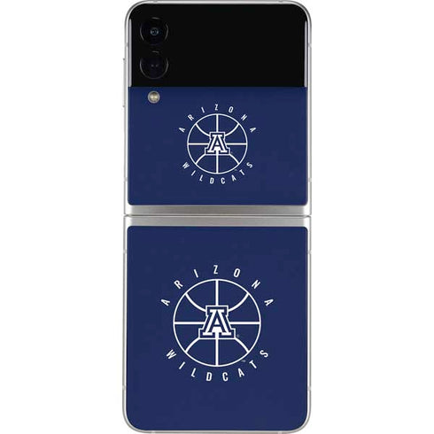University of Arizona Basketball Mark Blue Galaxy Z Flip4 5G Skin