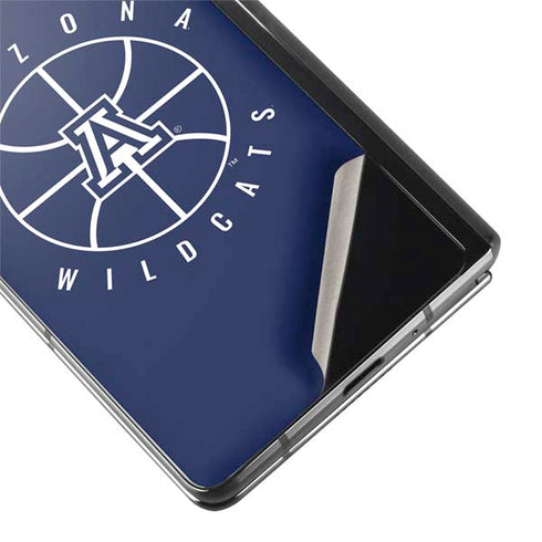 University of Arizona Basketball Mark Blue Galaxy Z Fold2 5G Skin