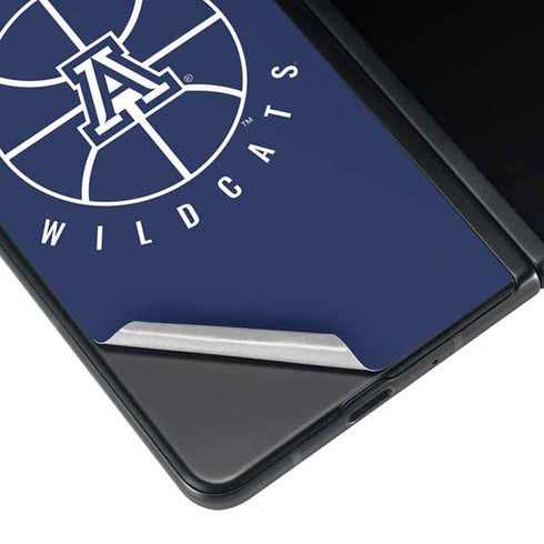 University of Arizona Basketball Mark Blue Galaxy Z Fold3 5G Skin