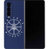 University of Arizona Basketball Mark Blue Galaxy Z Fold4 5G Skin