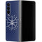 University of Arizona Basketball Mark Blue Galaxy Z Fold4 5G Skin