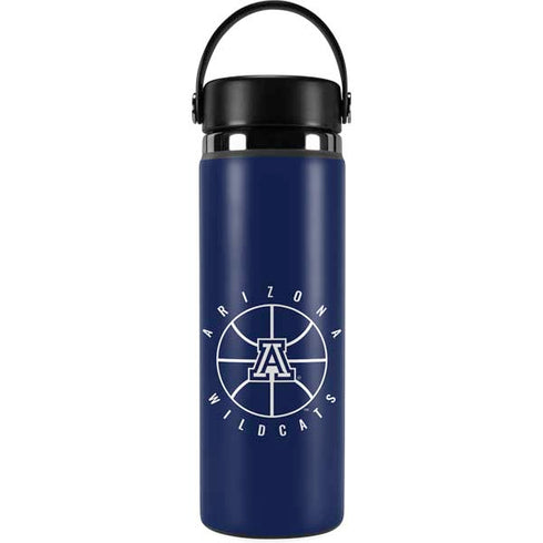 University of Arizona Basketball Mark Blue Hydro Flask 20oz Wide Mouth Skin