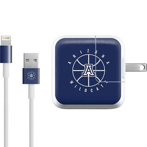 University of Arizona Basketball Mark Blue iPad Charger (10W USB) Skin