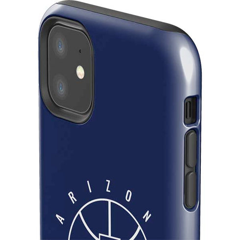University of Arizona Basketball Mark Blue iPhone 11 Impact Case