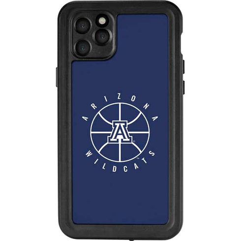 University of Arizona Basketball Mark Blue iPhone 11 Pro Max Waterproof Case