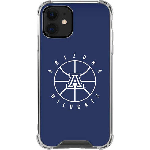 University of Arizona Basketball Mark Blue iPhone 12 Clear Case