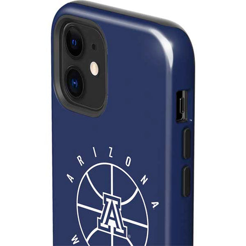 University of Arizona Basketball Mark Blue iPhone 12 Impact Case