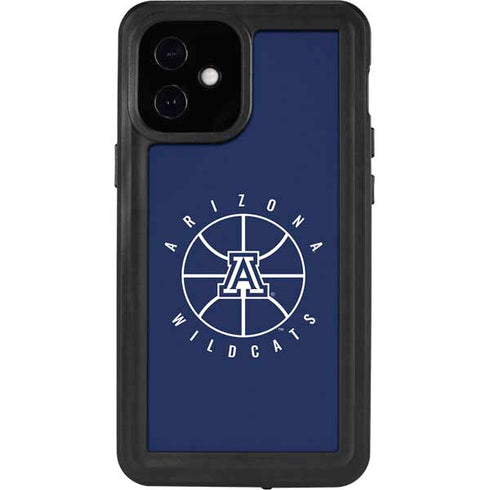 University of Arizona Basketball Mark Blue iPhone 12 Mini Waterproof Case