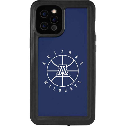 University of Arizona Basketball Mark Blue iPhone 12 Pro Max Waterproof Case