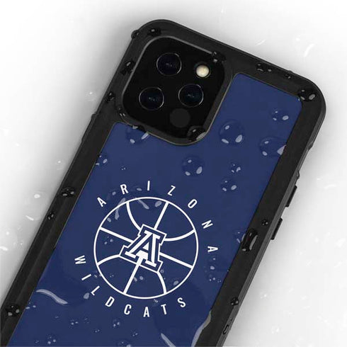 University of Arizona Basketball Mark Blue iPhone 12 Pro Waterproof Case