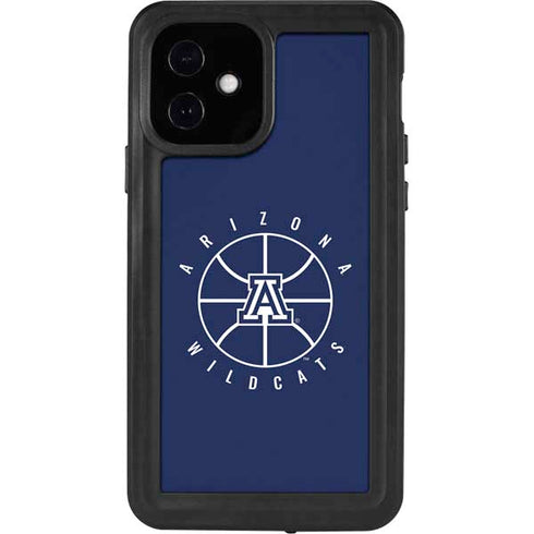 University of Arizona Basketball Mark Blue iPhone 12 Waterproof Case