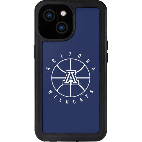 University of Arizona Basketball Mark Blue iPhone 13 Mini Waterproof Case