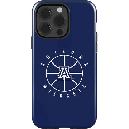 University of Arizona Basketball Mark Blue iPhone 13 Pro Impact Case