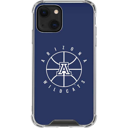 University of Arizona Basketball Mark Blue iPhone 14 Plus Clear Case