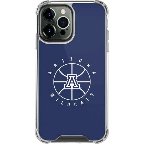 University of Arizona Basketball Mark Blue iPhone 14 Pro Max Clear Case