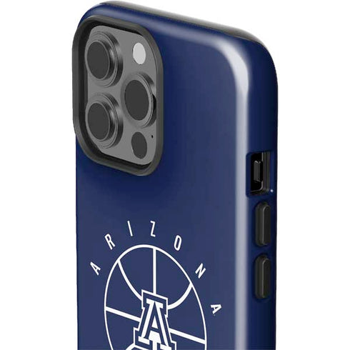 University of Arizona Basketball Mark Blue iPhone 14 Pro Max Impact Case