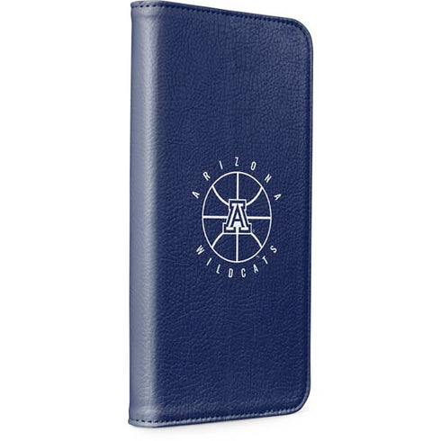 University of Arizona Basketball Mark Blue iPhone 15 Pro Folio Case