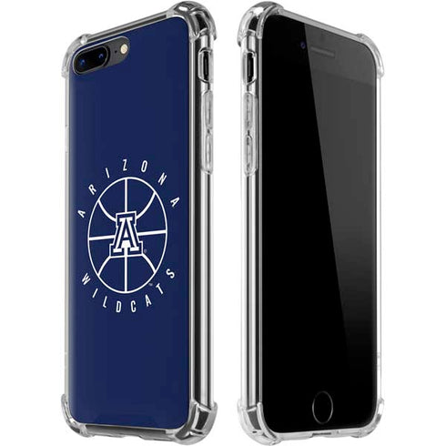 University of Arizona Basketball Mark Blue iPhone 7/8 Plus Clear Case