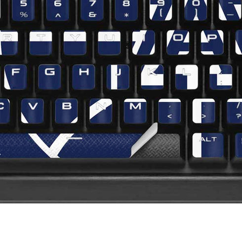 University of Arizona Basketball Mark Blue K95 RGB PLATINUM Mechanical Gaming Keyboard Skin