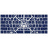 University of Arizona Basketball Mark Blue Magic Keyboard Skin
