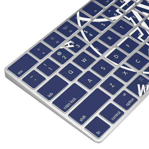 University of Arizona Basketball Mark Blue Magic Keyboard Skin