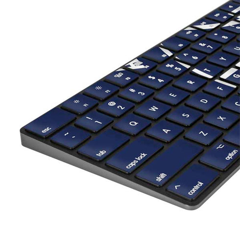 University of Arizona Basketball Mark Blue Magic Keyboard with Numeric Keypad Skin