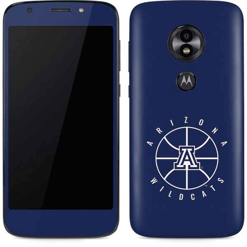 University of Arizona Basketball Mark Blue Moto E5 Play Skin