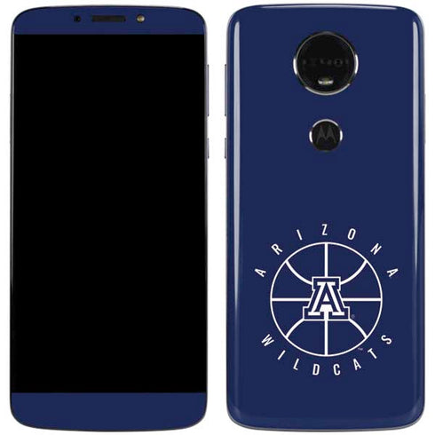 University of Arizona Basketball Mark Blue Moto E5 Plus Skin