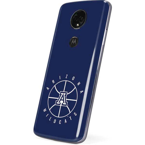 University of Arizona Basketball Mark Blue Moto E5 Plus Skin