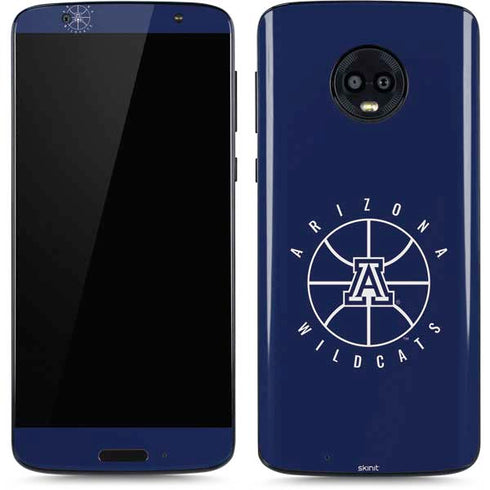 University of Arizona Basketball Mark Blue Moto G6 Skin