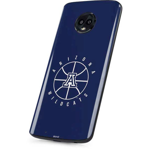 University of Arizona Basketball Mark Blue Moto G6 Skin