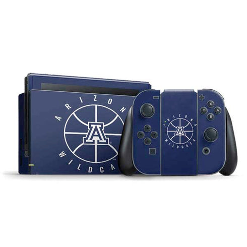 University of Arizona Basketball Mark Blue Nintendo Switch Bundle Skin