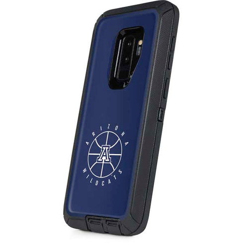 University of Arizona Basketball Mark Blue Otterbox Defender Galaxy Skin