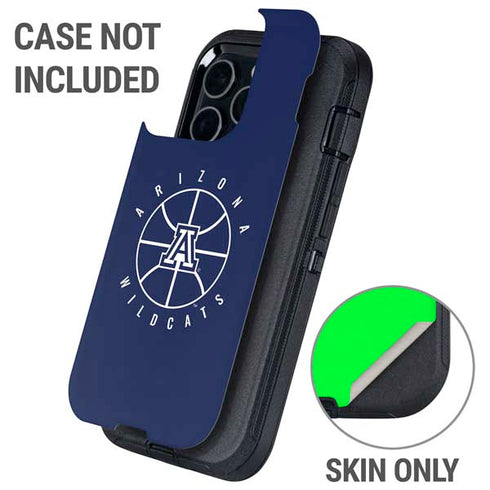 University of Arizona Basketball Mark Blue Otterbox Defender iPhone Skin