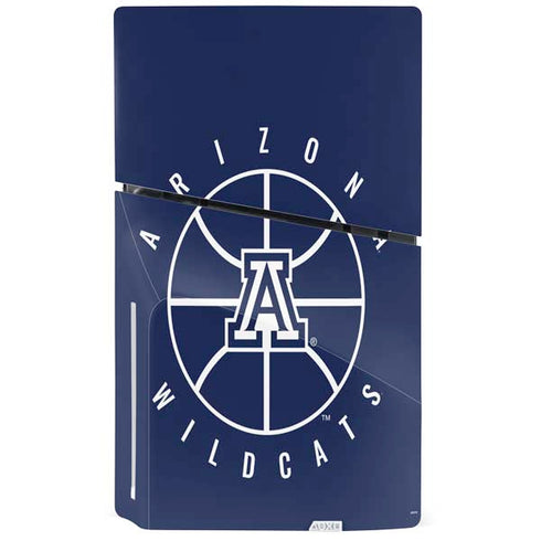 University of Arizona Basketball Mark Blue PS5 Slim Disk Console Skin