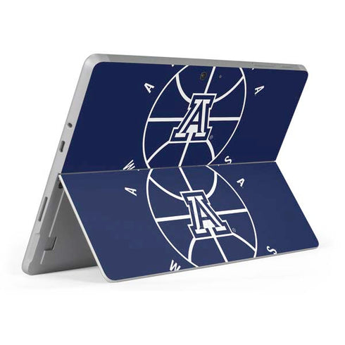 University of Arizona Basketball Mark Blue Surface Go Skin